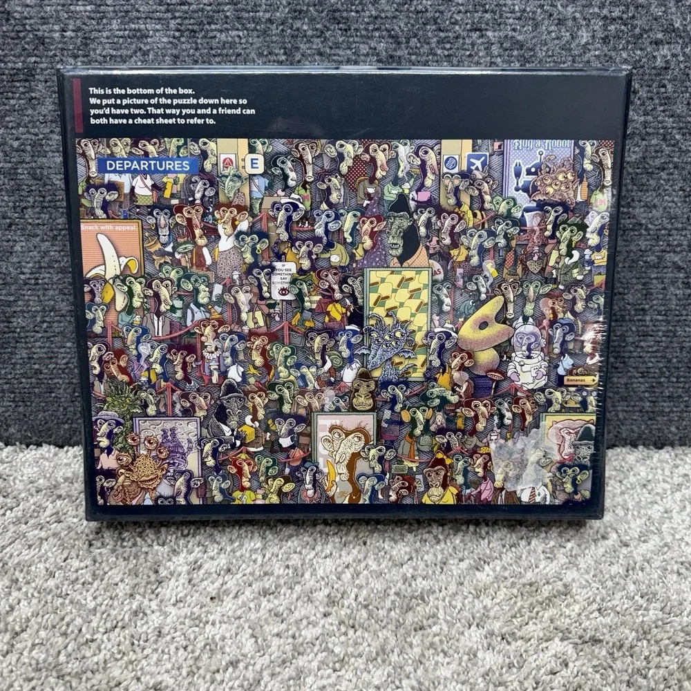 Apes‎ and Aliens wacky 1000 piece jigsaw puzzle NIB